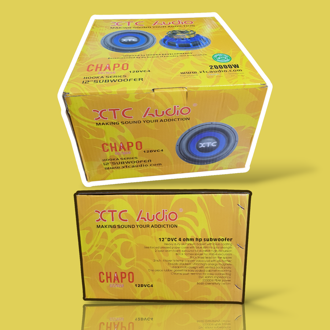 XTC SUBWOOFER12″ 20000W GUZMAN12DVC4 | WOE -World of Electronics